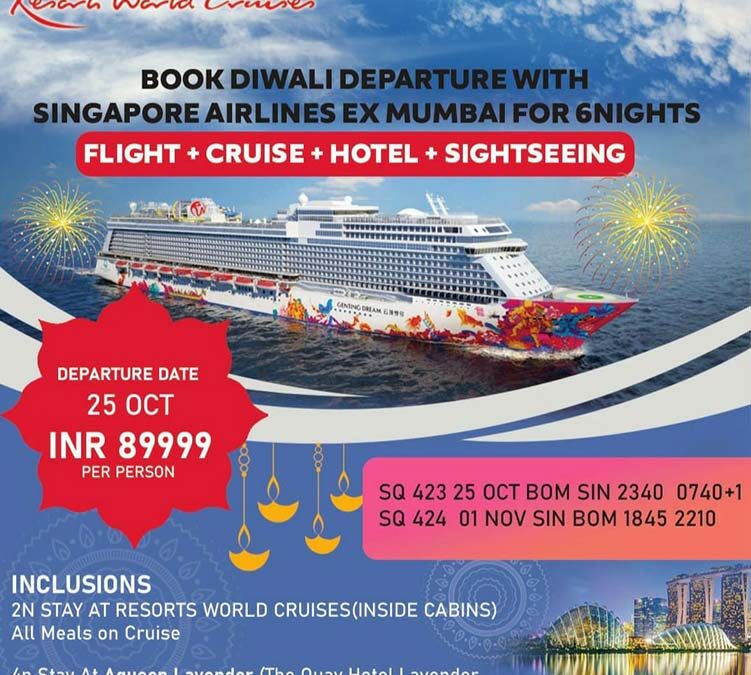 Resorts World Cruises – Dep. date 25 Oct